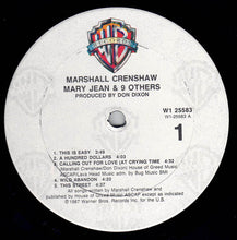 Laden Sie das Bild in den Galerie-Viewer, Marshall Crenshaw : Mary Jean &amp; 9 Others (LP, Album, Club, Car)
