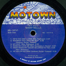 Laden Sie das Bild in den Galerie-Viewer, Mary Wells : Mary Wells Sings My Guy (LP, Album, RE)
