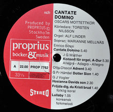 Load image into Gallery viewer, Marianne Mellnäs, Alf Linder, Oscars Motettkör, Torsten Nilsson : Cantate Domino (LP, Album)
