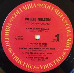 Willie Nelson : City Of New Orleans (LP, Album, Car)