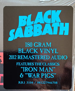 Black Sabbath : Paranoid (LP, Album, RE, RM, 180)