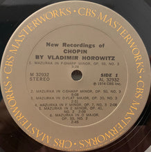 Laden Sie das Bild in den Galerie-Viewer, Vladimir Horowitz - Chopin* : New Recordings Of Chopin (LP, Album)
