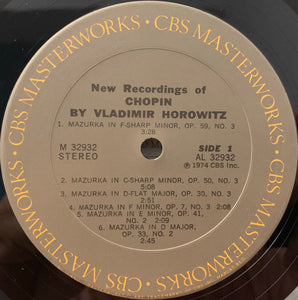 Vladimir Horowitz - Chopin* : New Recordings Of Chopin (LP, Album)