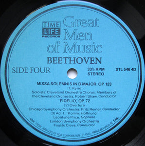 Ludwig van Beethoven : Great Men Of Music (4xLP, Comp + Box)