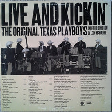 Load image into Gallery viewer, The Original Texas Playboys Under The Direction Of Leon McAuliffe : Live &amp; Kickin&#39; (LP)
