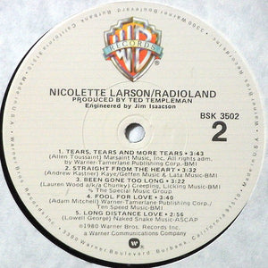 Nicolette Larson : Radioland (LP, Album, Jac)