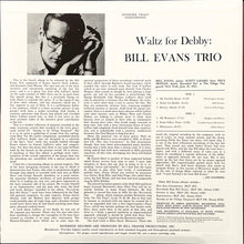 Laden Sie das Bild in den Galerie-Viewer, Bill Evans Trio* : Waltz For Debby (LP, Album, RE, 180)
