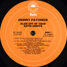 Laden Sie das Bild in den Galerie-Viewer, Johnny Paycheck : Slide Off Of Your Satin Sheets (LP, Album, San)
