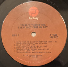 Load image into Gallery viewer, Stanley Turrentine : Everybody Come On Out (LP, Album, San)
