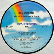 Load image into Gallery viewer, Rufus With Chaka Khan* : Camouflage (LP, Album, Pin)
