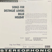 Laden Sie das Bild in den Galerie-Viewer, Billie Holiday : Songs For Distingué Lovers (LP, Album, RE, RP, 180)
