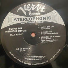 Laden Sie das Bild in den Galerie-Viewer, Billie Holiday : Songs For Distingué Lovers (LP, Album, RE, RP, 180)
