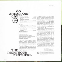 Charger l'image dans la galerie, The Righteous Brothers : Go Ahead And Cry (LP, Album, Mono)
