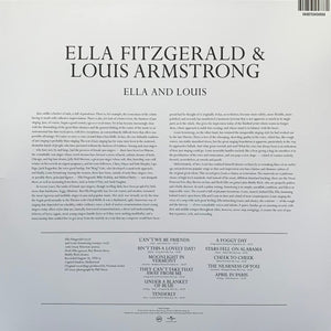 Ella Fitzgerald & Louis Armstrong : Ella And Louis (LP, Album, RE, RM, 180)