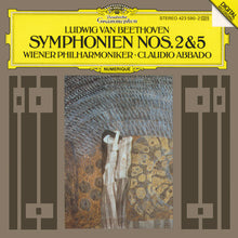 Load image into Gallery viewer, Ludwig van Beethoven, Wiener Philharmoniker, Claudio Abbado : Symphonien Nos. 2 &amp; 5 (CD, Album, PDO)
