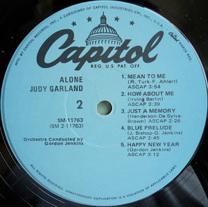 Judy Garland : Alone (LP, Album, Mono, RE, Abr)