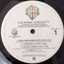 Laden Sie das Bild in den Galerie-Viewer, Stuff (2) : Live In New York (LP, Album, Jac)
