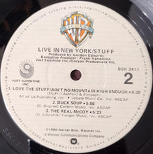 Laden Sie das Bild in den Galerie-Viewer, Stuff (2) : Live In New York (LP, Album, Jac)
