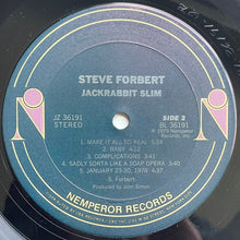 Charger l'image dans la galerie, Steve Forbert : Jackrabbit Slim (LP, Album)
