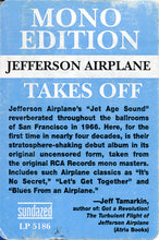 Laden Sie das Bild in den Galerie-Viewer, Jefferson Airplane : Takes Off (LP, Album, Mono, RE, 180)
