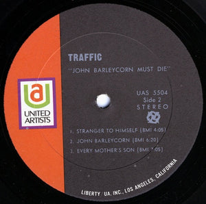 Traffic : John Barleycorn Must Die (LP, Album, All)