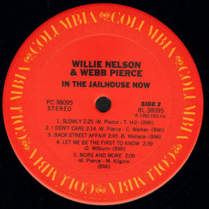 Willie Nelson & Webb Pierce : In The Jailhouse Now (LP, Album, Ter)