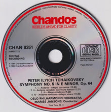 Load image into Gallery viewer, Tchaikovsky*, Oslo Philharmonic Orchestra*, Mariss Jansons : Symphony 5 In E Minor, Op. 64 (CD, Album)
