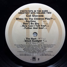 Load image into Gallery viewer, Cat Stevens : Footsteps In The Dark - Greatest Hits Volume Two (LP, Comp, Mon)
