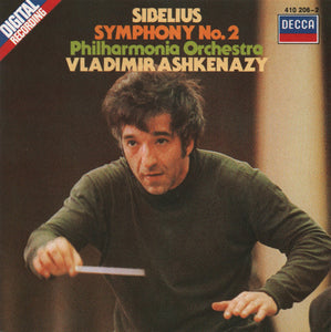 Jean Sibelius, Vladimir Ashkenazy, Philharmonia Orchestra : Symphony No.2 In D Major, Op.43 (CD, Album, RP)