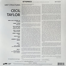 Laden Sie das Bild in den Galerie-Viewer, Cecil Taylor : Unit Structures (LP, Album, RE, 180)
