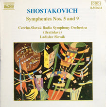 Charger l&#39;image dans la galerie, Shostakovich*, Czecho-Slovak Radio Symphony Orchestra (Bratislava)*, Ladislav Slovák : Symphonies Nos. 5 And 9 (CD)
