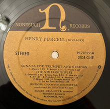 Load image into Gallery viewer, Henry Purcell, Rhenish Chamber Orchestra Of Cologne*, Gunter Kehr*, Ruggero Gerlin, Roger Delmotte : Sonata For Trumpet And Strings / The Virtuous Wife / The Gordian Knot Untied / Pieces For Harpsichord (LP, Album, RP)
