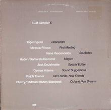 Laden Sie das Bild in den Galerie-Viewer, Various : ECM Sampler 5 (LP, Comp, Promo, Smplr)
