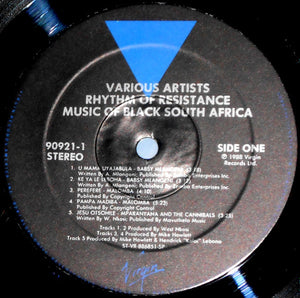 Various : Rhythm Of Resistance - Music Of Black South Africa (LP, Comp, SRC)