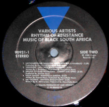 Laden Sie das Bild in den Galerie-Viewer, Various : Rhythm Of Resistance - Music Of Black South Africa (LP, Comp, SRC)
