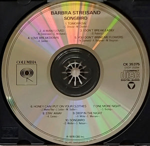 Barbra Streisand : Songbird (CD, Album, RE)