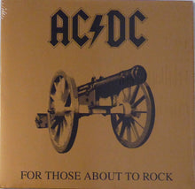 Laden Sie das Bild in den Galerie-Viewer, AC/DC : For Those About To Rock (We Salute You) (LP, Album, RE, RM, 180)
