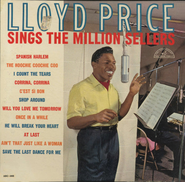 Lloyd Price And His Orchestra : Lloyd Price Sings The Million Sellers (LP, Album, Mono)