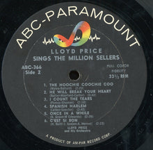 Load image into Gallery viewer, Lloyd Price And His Orchestra : Lloyd Price Sings The Million Sellers (LP, Album, Mono)
