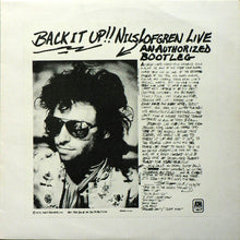 Charger l'image dans la galerie, Nils Lofgren : Back It Up!! Nils Lofgren Live An Authorized Bootleg (LP, Ltd, Promo, Mon)
