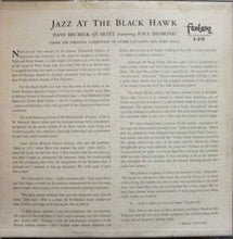 Load image into Gallery viewer, Dave Brubeck Quartet* Featuring Paul Desmond : Jazz At The Blackhawk (LP, Album, Mono, Red)

