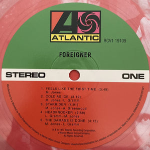 Foreigner : Foreigner (LP, Album, Ltd, RE, Cry)