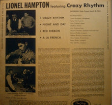 Laden Sie das Bild in den Galerie-Viewer, Lionel Hampton : Crazy Rhythm (LP)
