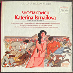 Shostakovich* : Katerina Ismailova (Complete Opera In Four Acts Opus 29) (3xLP, Album, RE, Aut + Box)
