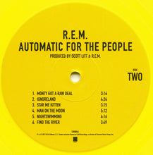 Laden Sie das Bild in den Galerie-Viewer, R.E.M. : Automatic For The People (LP, Album, Ltd, RE, RM, RP, Yel)
