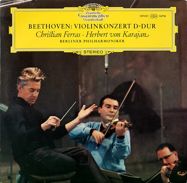 Beethoven*, Christian Ferras, Herbert von Karajan, Berliner Philharmoniker : Violinkonzert D-Dur (LP)