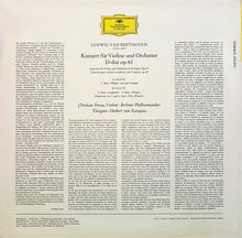 Charger l&#39;image dans la galerie, Beethoven*, Christian Ferras, Herbert von Karajan, Berliner Philharmoniker : Violinkonzert D-Dur (LP)
