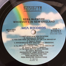Load image into Gallery viewer, Reba McEntire : Whoever&#39;s In New England (LP, Album, Club, Ind)
