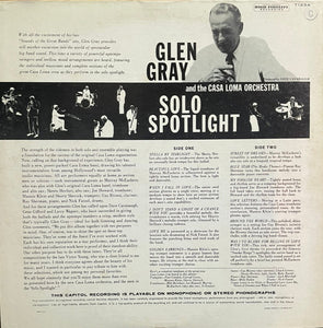 Glen Gray And The Casa Loma Orchestra* : Solo Spotlight (LP, Album, Mono, Scr)