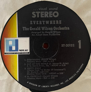 The Gerald Wilson Orchestra* : Everywhere (LP, Album, Gat)